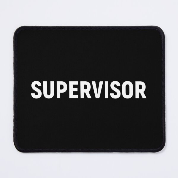 Item preview, Supervisor - Job Title Text (White) designed and sold by STUDIO-72.