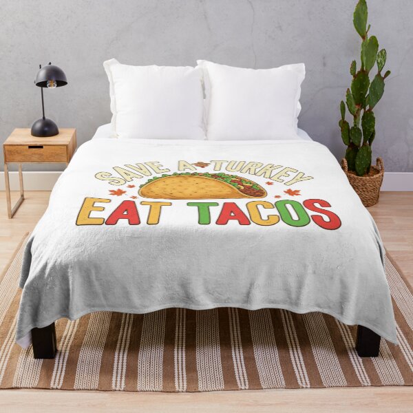 Item preview, Save a Turkey Eat Tacos | Funny Thanksgiving Alternative Tee designed and sold by Wear Sculpt.