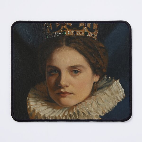 Item preview, Vintage Renaissance era painting of Royal Lady in Ruff collar designed and sold by Vintage Designs +.