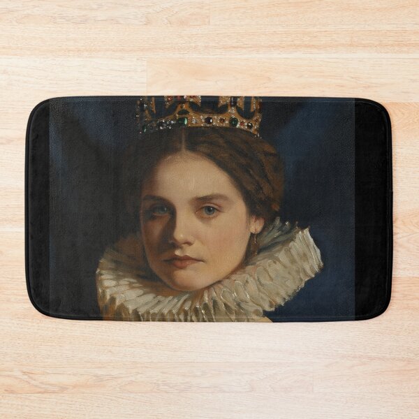 Item preview, Vintage Renaissance era painting of Royal Lady in Ruff collar designed and sold by Vintage Designs +.