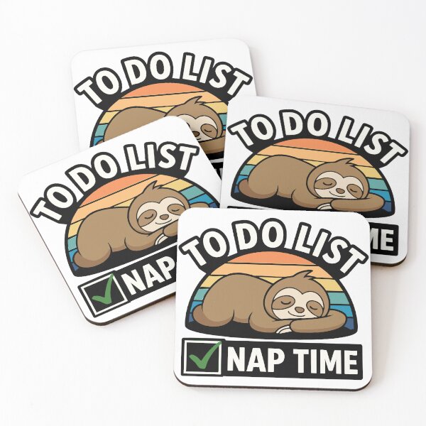Item preview, To Do List: Nap Time – Funny Sloth Lazy Day Shirt designed and sold by graphicnew.