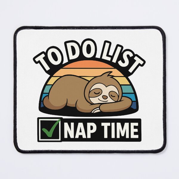 Item preview, To Do List: Nap Time – Funny Sloth Lazy Day Shirt designed and sold by graphicnew.