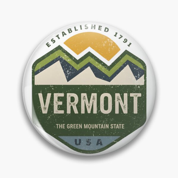Item preview, Vermont The Green Mountains State USA Travel Art  designed and sold by LittleArij.