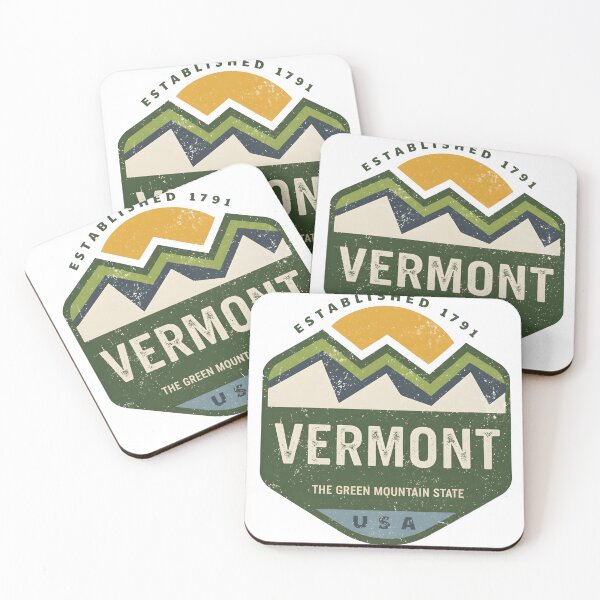 Item preview, Vermont The Green Mountains State USA Travel Art  designed and sold by LittleArij.