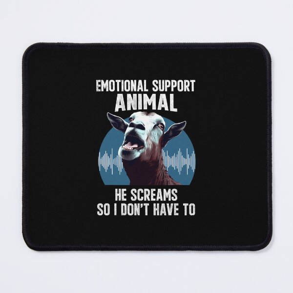 Item preview, Screaming Goat Emotional Support Animal Goat Owner Raiser 		 designed and sold by cnahjagged6.