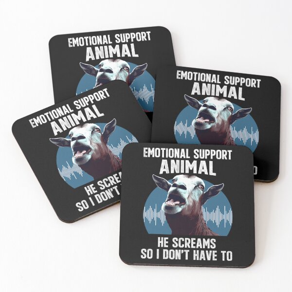 Item preview, Screaming Goat Emotional Support Animal Goat Owner Raiser 		 designed and sold by cnahjagged6.