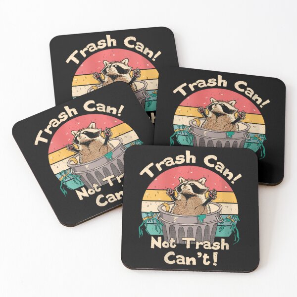 Item preview, Trash Vintage Talker Raccoon Trash Can Not Trash Can't 	 	1	 designed and sold by weilstdaunysk.