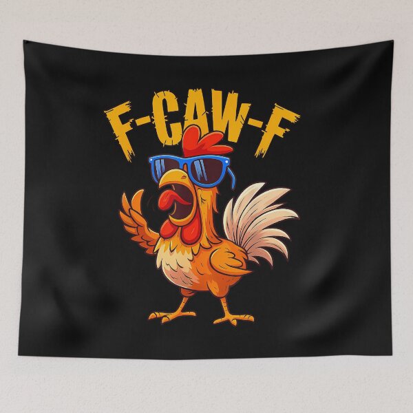 Item preview, Funny F-Caw-F Chicken Humor Quote Rooster Meme For Men Women designed and sold by merlinnears.