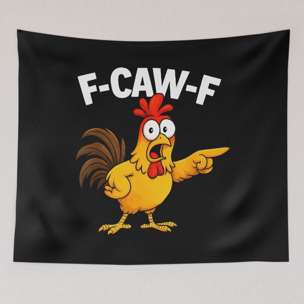 Item preview, Funny F-Caw-F Chicken Fcawf Chicken  designed and sold by merlinnears.