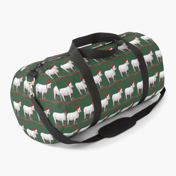 Item preview, Sheep Wearing Santa Hat And Pun Fleece Navidad designed and sold by taiche.