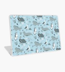 Galapagos Pattern Blue Laptop Skin