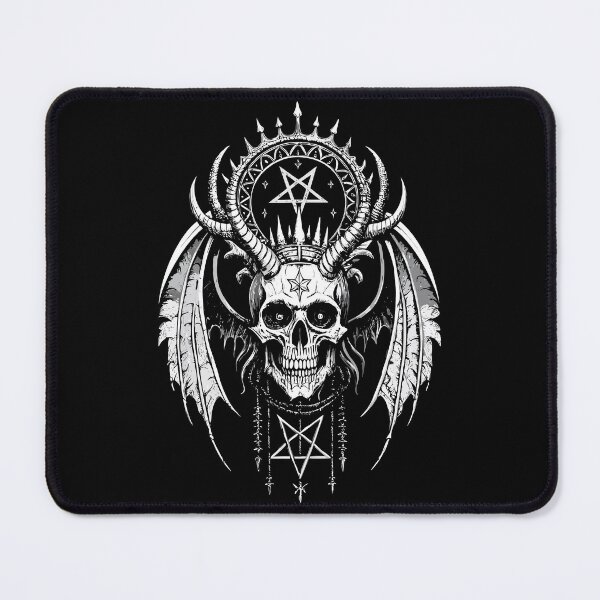 Item preview, Diabolical Demon Skeleton Horror | Dark Gothic Art designed and sold by VikArtStudio.