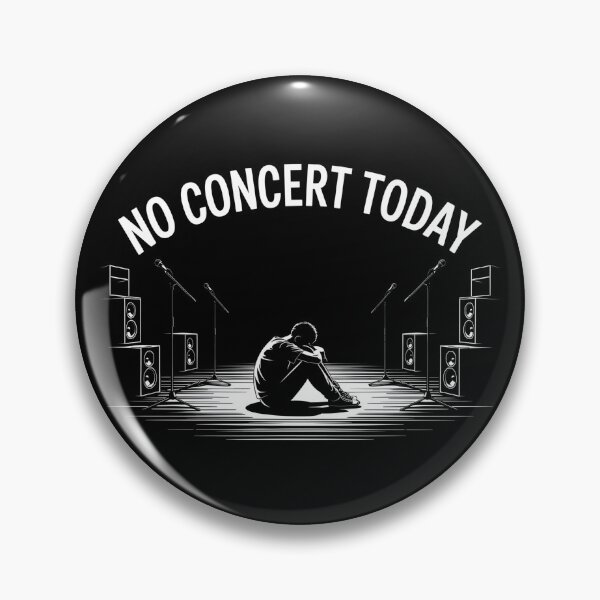 Artikelvorschau, Heute kein Konzert – Dieses Geschenk ist perfekt für Musikliebhaber, Konzertfans und Künstler, die die Energie von Live-Shows vermissen. entworfen und verkauft von ZyziowskyArt.