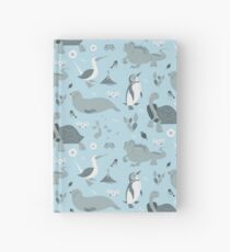 Galapagos Pattern Blue Hardcover Journal