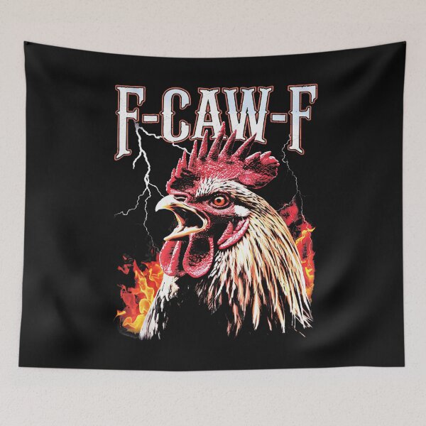 Item preview, F-Caw-F Chicken Bootleg Fcawf Rooster Meme 90S  designed and sold by merlinnears.