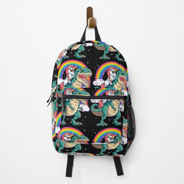 Item preview, Unicorn Riding T rex Dinosaur 	 	 	 	 Rainbow 		 designed and sold by olongocintaik.