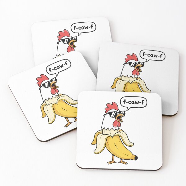 Item preview, Divertido popurrí de pollo y plátano F-Caw-F Fcawf designed and sold by Mason-Pride.