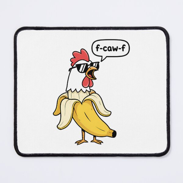 Item preview, Funny F-Caw-F Chicken Banana Mashup Fcawf designed and sold by Mason-Pride.