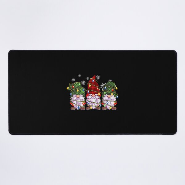 Item preview, Three Gnomes Buffalo Plaid Red Christmas designed and sold by bilelabeathat.