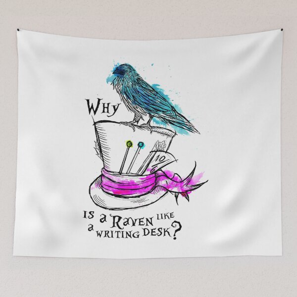 Item preview, Why Is A Raven Like A Writing Desk   	 designed and sold by myrtaeljonh.