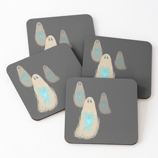 Item preview, Winter Halloween Ghost Gathering, Painting designed and sold by AK-Hevonen.
