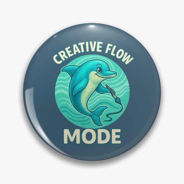 Item preview, Creative Flow Mode – Dolphin Painting with Tail Design designed and sold by Modivox.