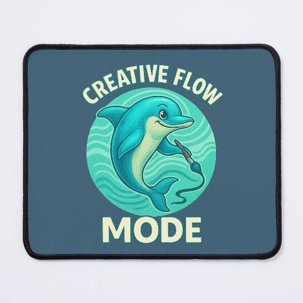 Item preview, Creative Flow Mode – Dolphin Painting with Tail Design designed and sold by Modivox.