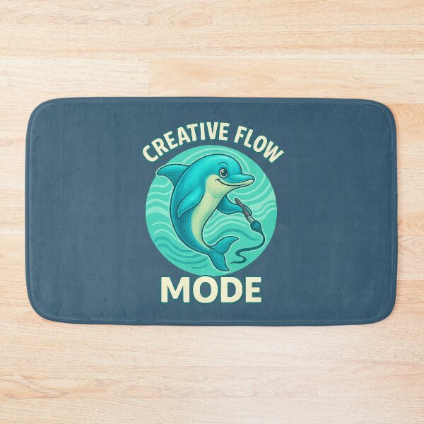 Item preview, Creative Flow Mode – Dolphin Painting with Tail Design designed and sold by Modivox.