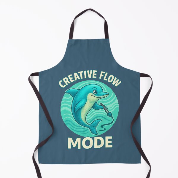 Item preview, Creative Flow Mode – Dolphin Painting with Tail Design designed and sold by Modivox.