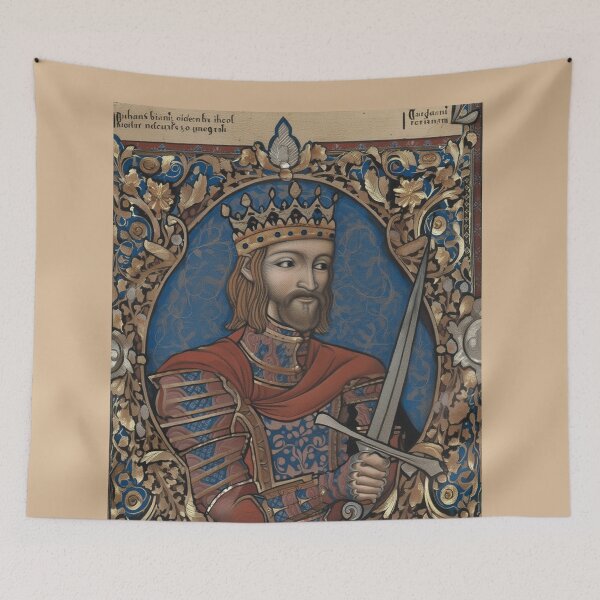 Item preview, Medieval style portrait of  King Arthur of Camelot from the Arthurian Legends designed and sold by Vintage Designs +.