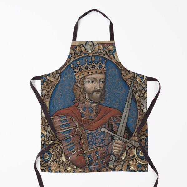 Item preview, Medieval style portrait of King Arthur of Camelot from the Arthurian Legends designed and sold by Vintage Designs +.