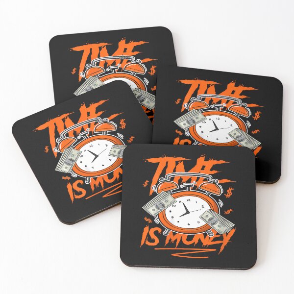 Item preview, 	s Time Is Money Drip Dunk Low Patent Halloween Orange Black 	 		 designed and sold by maouripyzek.