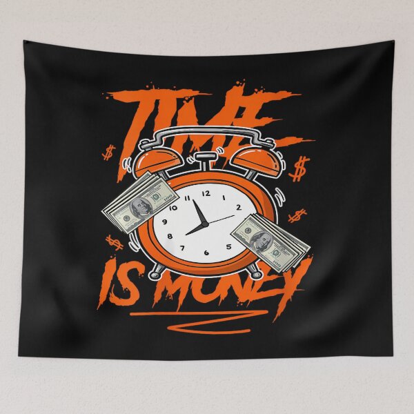 Item preview, 	s Time Is Money Drip Dunk Low Patent Halloween Orange Black 	 		 designed and sold by maouripyzek.