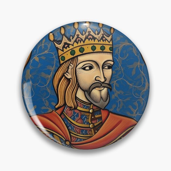 Item preview,  Medieval style portrait of  King Arthur of Camelot from the Arthurian Legends designed and sold by Vintage Designs +.