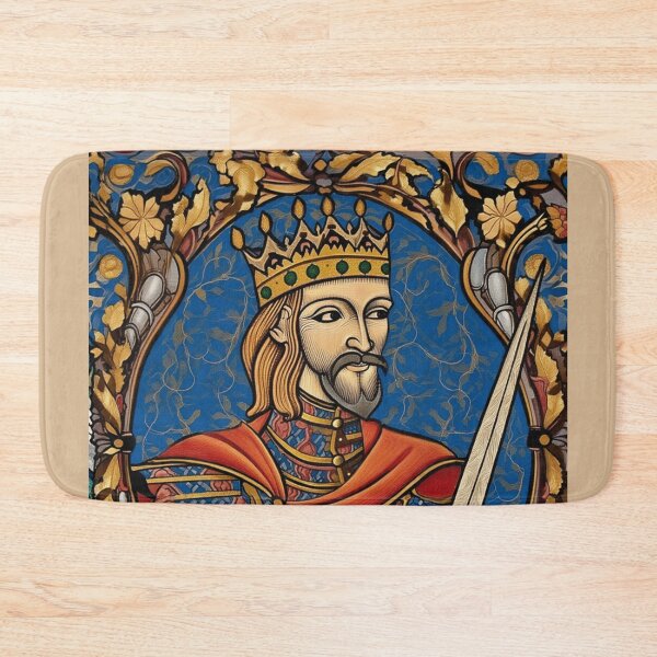 Item preview,  Medieval style portrait of  King Arthur of Camelot from the Arthurian Legends designed and sold by Vintage Designs +.