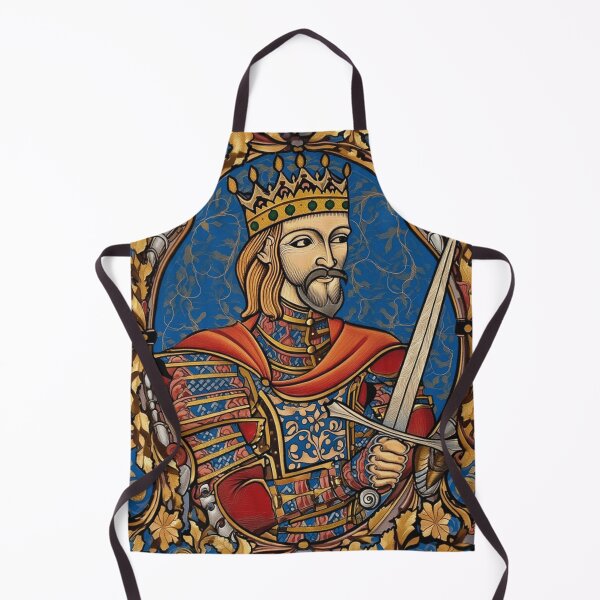 Item preview, Medieval style portrait of King Arthur of Camelot from the Arthurian Legends designed and sold by Vintage Designs +.