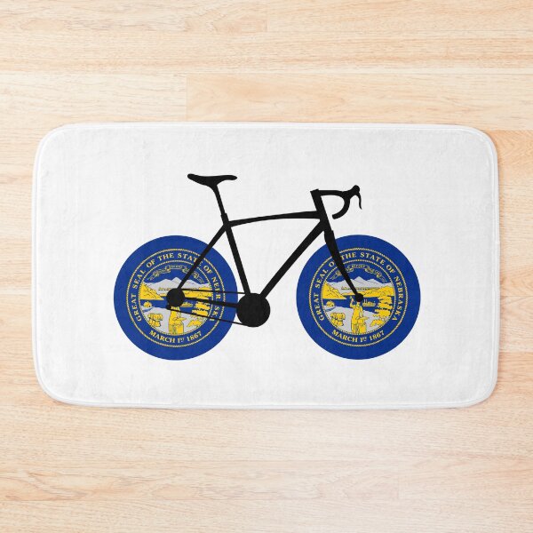 Item preview, Nebraska Flag Cycling designed and sold by Esskay Designs.