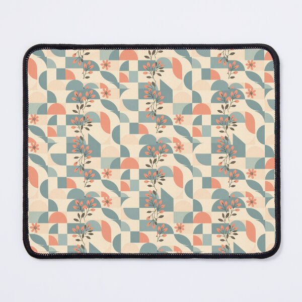 Item preview, Pastel Geometric Floral Flower Leaves, Light Theme, Stylize, Repeated Texture Pattern (image size 8320x12480) designed and sold by Digital-Davinci.