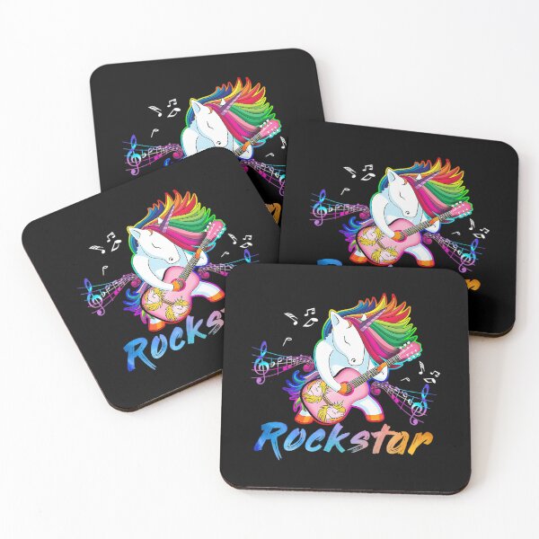Item preview, Unicorn Rock star Guitar Rockin' music singer 		 designed and sold by olongocintaik.