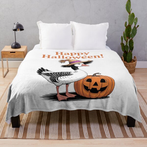 Item preview, Boho Floral Silly Goose Fall Halloween Pumpkin Patch designed and sold by papertaless.