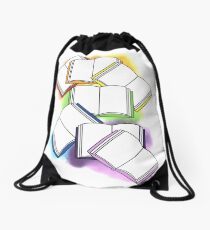 Rainbow Books (Colour Splash) Rucksackbeutel