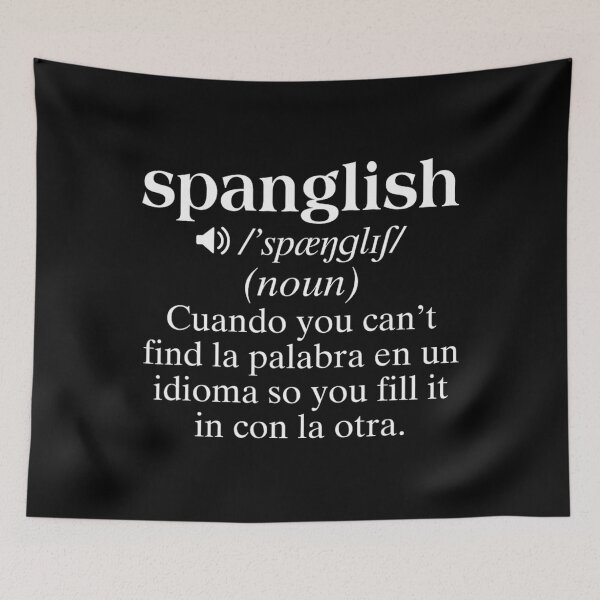 Item preview, Spanglish Mexican Puerto Rican Venezuelan Spanish Teacher 		 designed and sold by vayssefriskuh.