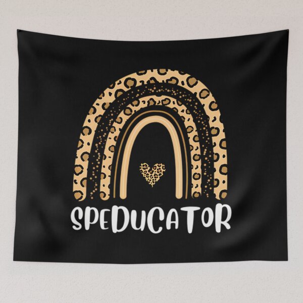 Item preview, Speducator SPED Teacher Special Education Leopard Rainbow Swea		 designed and sold by azmainbitany.