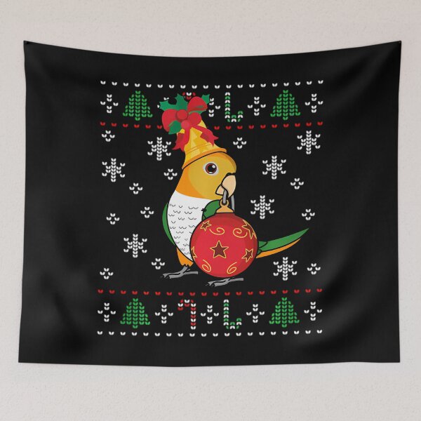 Item preview, White-bellied Caique Parrot I Ugly Christmas 	 		 designed and sold by lemuaorphy9.
