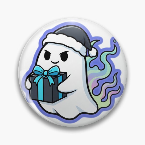 Item preview, Christmas Ghost | Spooky-Cute and Festively Haunting Holiday Graphic designed and sold by Tw1nsAIArt.