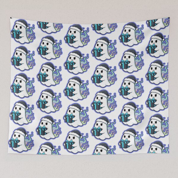 Item preview, Christmas Ghost | Spooky-Cute and Festively Haunting Holiday Graphic designed and sold by Tw1nsAIArt.