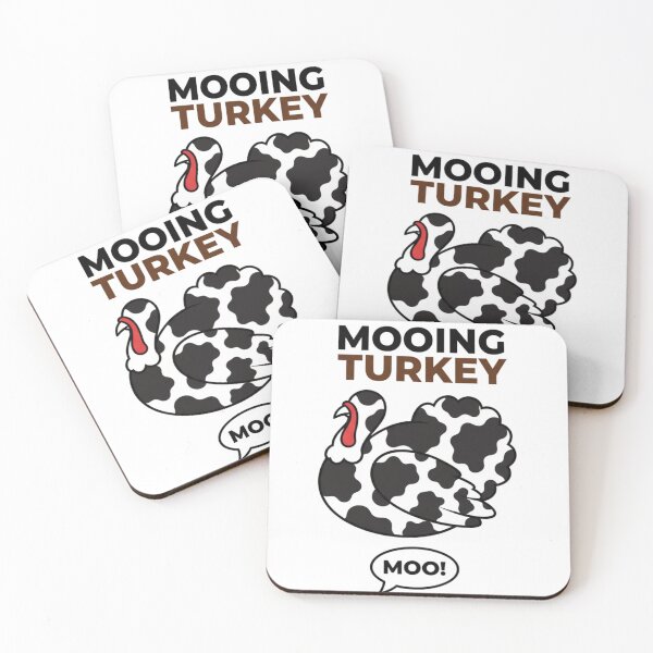 Item preview, Funny Mooing Turkey Moo | Cow Print Thanksgiving Dinner designed and sold by Wear Sculpt.