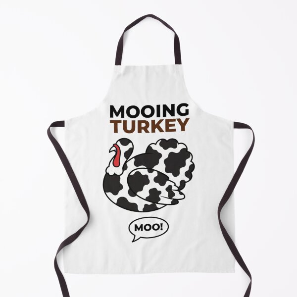 Item preview, Funny Mooing Turkey Moo | Cow Print Thanksgiving Dinner designed and sold by Wear Sculpt.