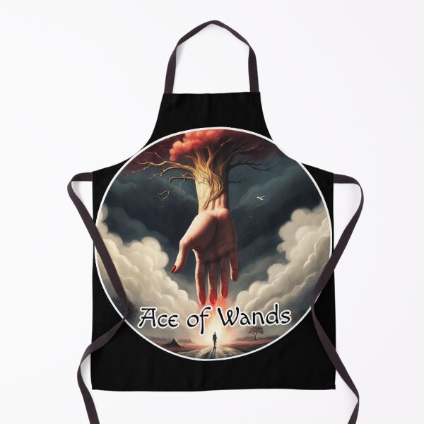 Item preview, Tarot Card Minor Arcana Ace of Wands Hand from Clouds designed and sold by Pixel Waite.