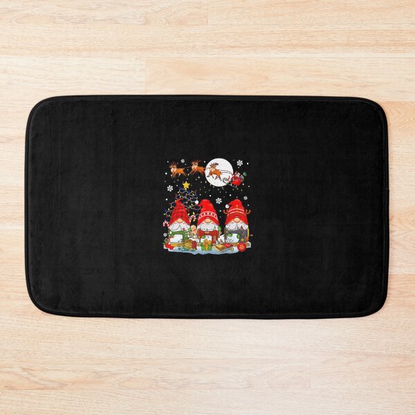 Item preview, Three Xmas Gnomes Sewing Sewer Tailor Santa Sleigh Reindeer 		 designed and sold by bilelabeathat.